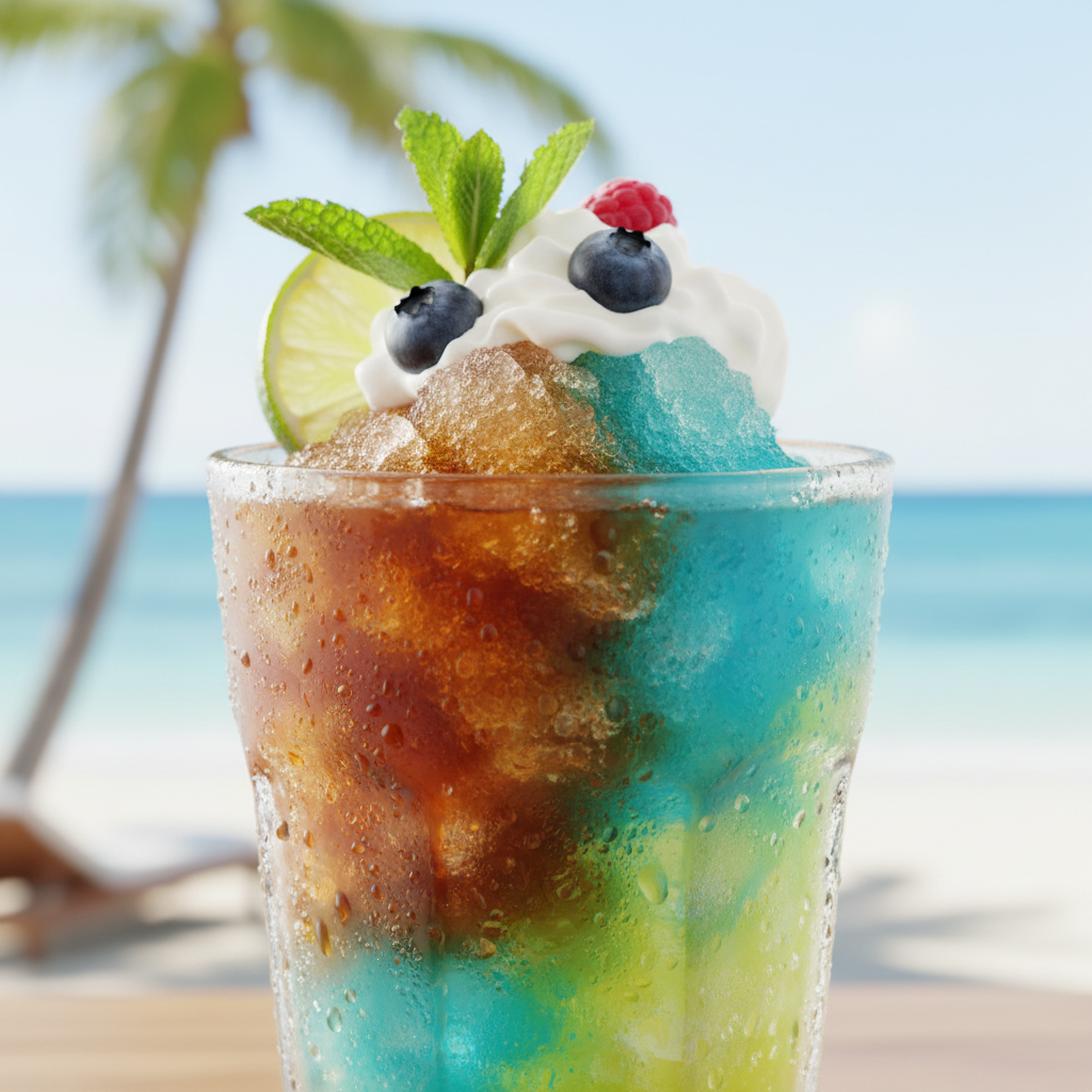 Den Blå Jäger Bomb Slush